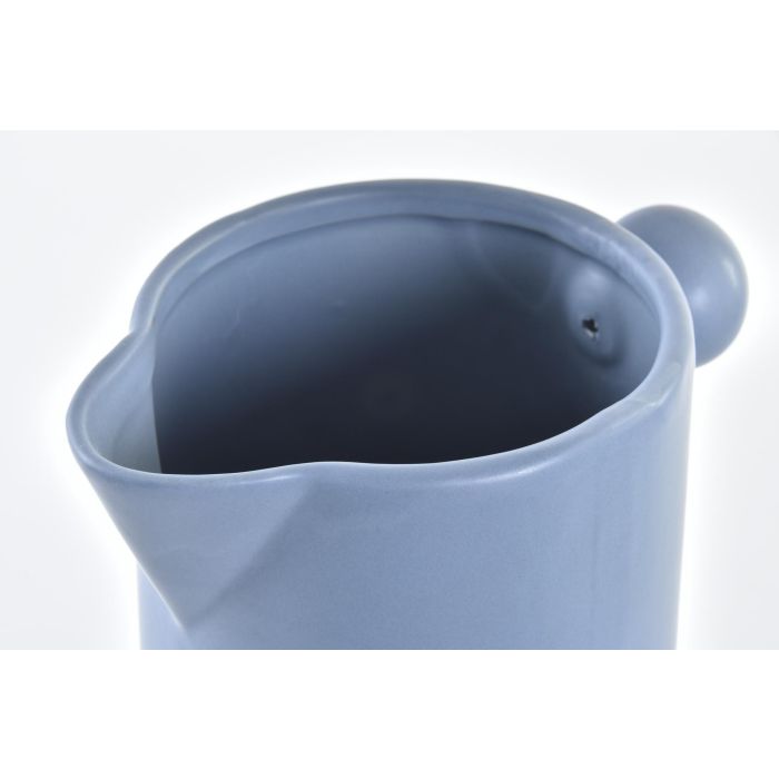 DKD Home Decor Jarrón Urban de Porcelana Azul Gris 29 x 17 x 11.5 cm (Pack de 2 Unidades) 2 DKD Home Decor Jarrón Urban de Porcelana Azul Gris 29 x 17 x 11.5 cm (Pack de 2 Unidades) 2