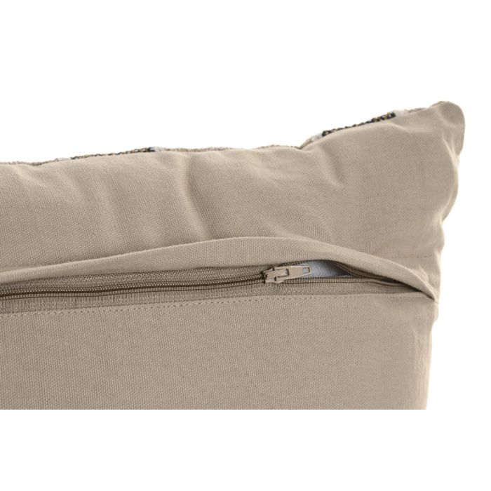 Cojin Tradicional DKD Home Decor Gris Claro 45 x 45 cm (2 Unidades) 3