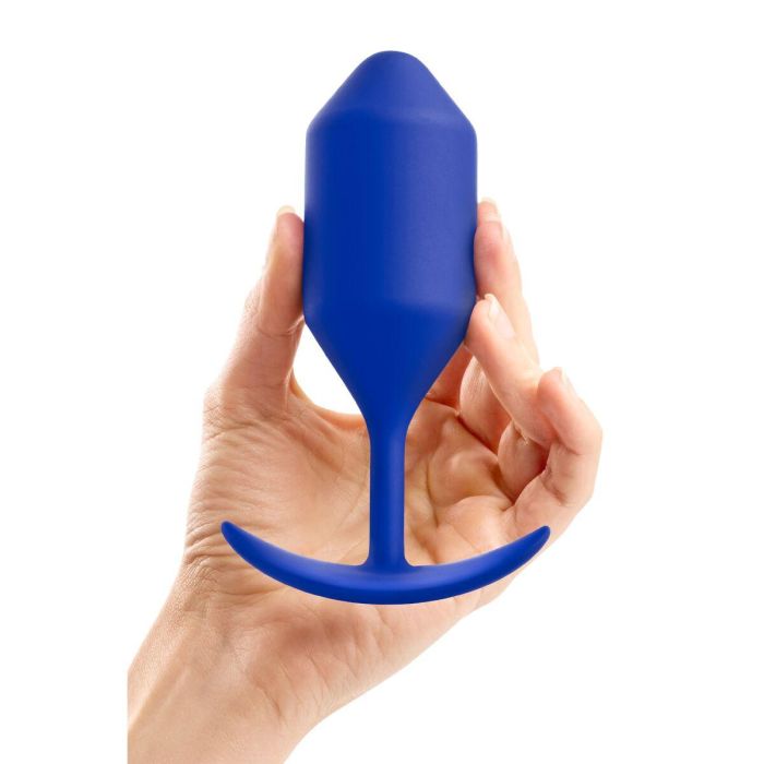 Plug Anal B-Vibe 4 Azul Azul marino 6 Plug Anal B-Vibe 4 Azul Azul marino 6