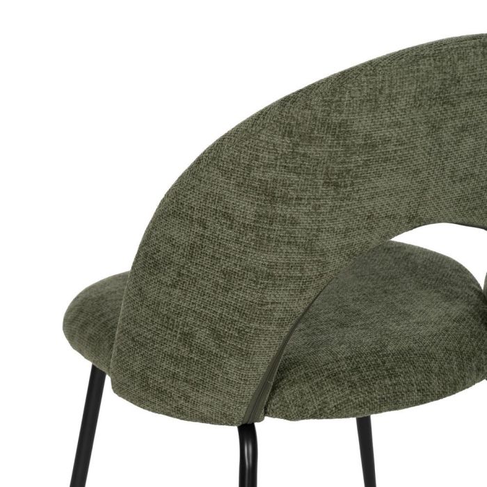 Silla Verde Tejido-Metal Contract 49 X 60 X 81 cm