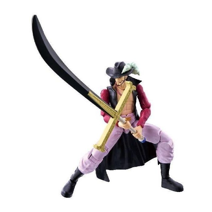 Bandai BAN3296580370535 Figura articulada Anime Heroes One Piece Dracule Mihawk Hawkeye 17 cm 3