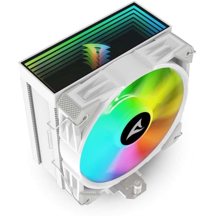SHARKOON A50 Ventilador CPU RGB Blanco Refrigerador de Aire 12cm 500-1800 RPM 121.55 m³/h para Procesador 9 SHARKOON A50 Ventilador CPU RGB Blanco Refrigerador de Aire 12cm 500-1800 RPM 121.55 m³/h para Procesador 9