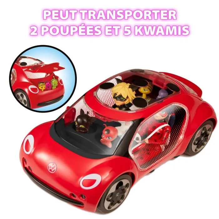 Bandai Coche Volkswagen e-Beetle de Miraculous Ladybug - BAN3701405815356 3 Bandai Coche Volkswagen e-Beetle de Miraculous Ladybug - BAN3701405815356 3