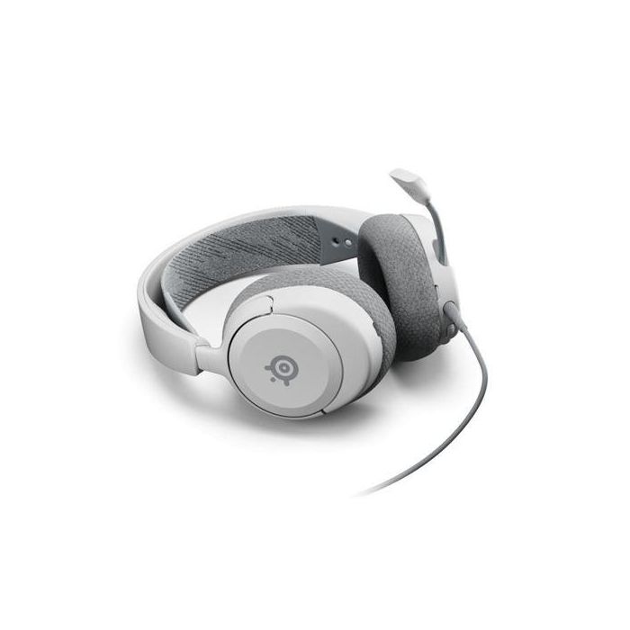 SteelSeries Arctis Nova 1P Auriculares Diadema Gaming Blanco 61612 con Micrófono Cancelación Ruido Jack 3.5mm Multiplataforma Alámbrico Supraurales Juego 3