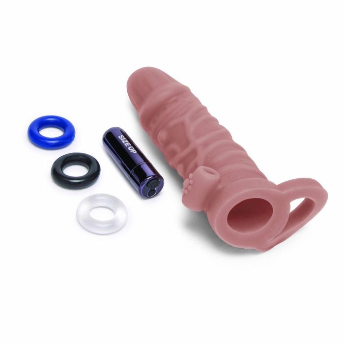 Funda para pene Size Up Carne Ø 4 cm 15 cm 3 Funda para pene Size Up Carne Ø 4 cm 15 cm 3