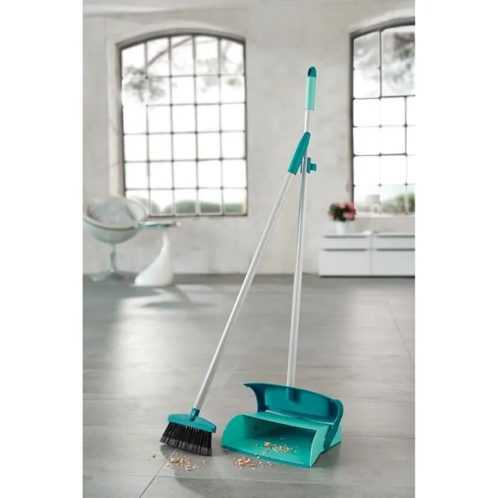 Leifheit 41405 Set Barredora con Mango y Pala con Tapa, Altura 110 cm 1