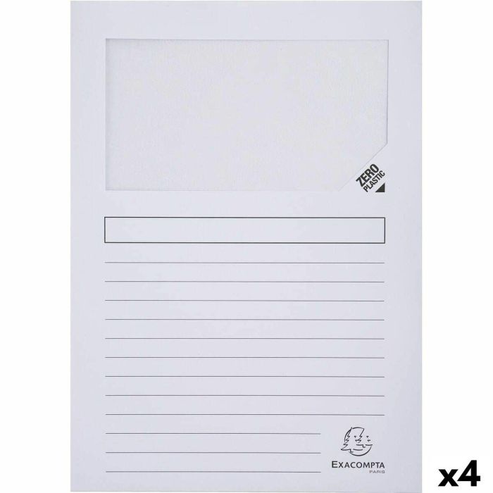 Subcarpeta Exacompta Forever Blanco A4 100 Piezas (4 Unidades) Subcarpeta Exacompta Forever Blanco A4 100 Piezas (4 Unidades)