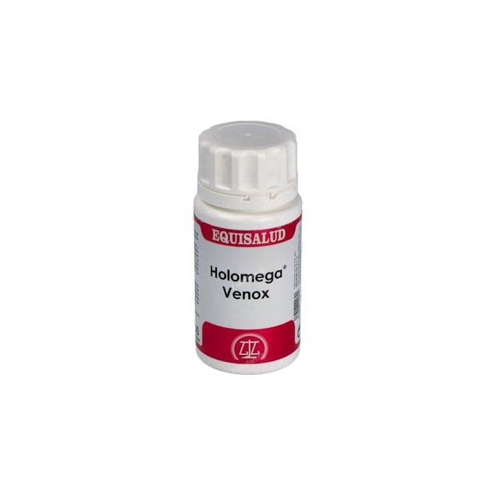 Holomega Venox 50 Cápsulas con Plantas, Hesperidina y Vitamina C para Vasos Sanguíneos y Colágeno