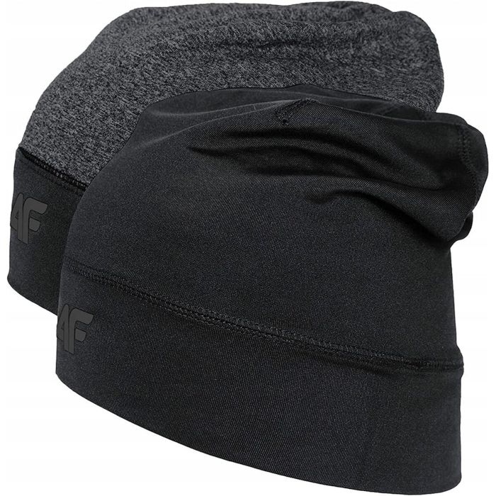 Gorro Deportivo 4F H4Z22-CAF008-20S Gris oscuro Negro L/XL 1 Gorro Deportivo 4F H4Z22-CAF008-20S Gris oscuro Negro L/XL 1