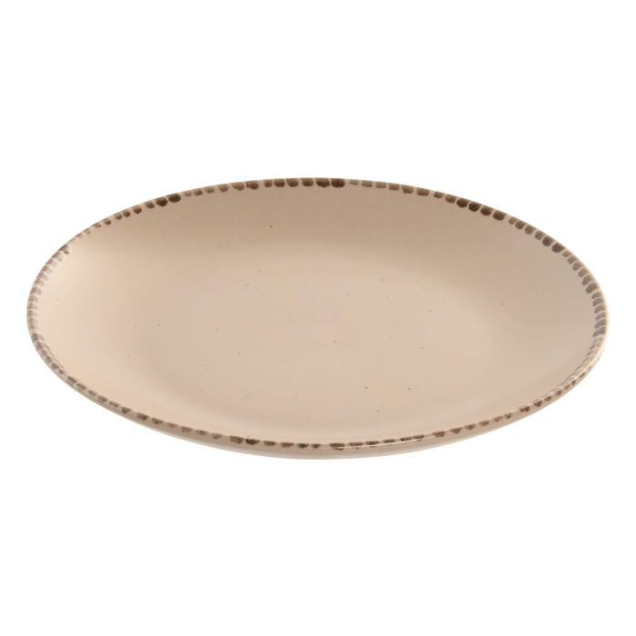 Plato Scandi DKD Home Decor Marron 27 x 3 x 27 cm (6 Unidades) 1 Plato Scandi DKD Home Decor Marron 27 x 3 x 27 cm (6 Unidades) 1