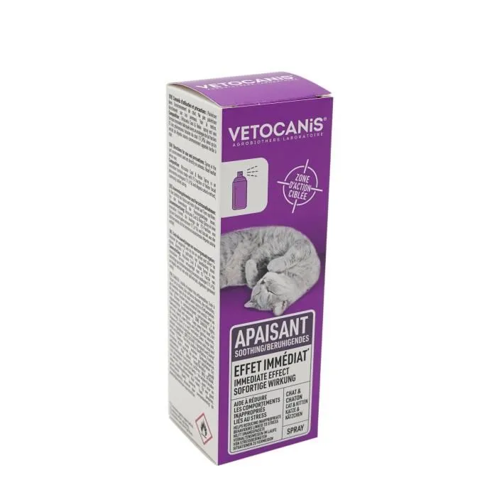 Vetocanis Spray Calmante Antiestrés para Gatos Vetocanis Spray Calmante Antiestrés para Gatos
