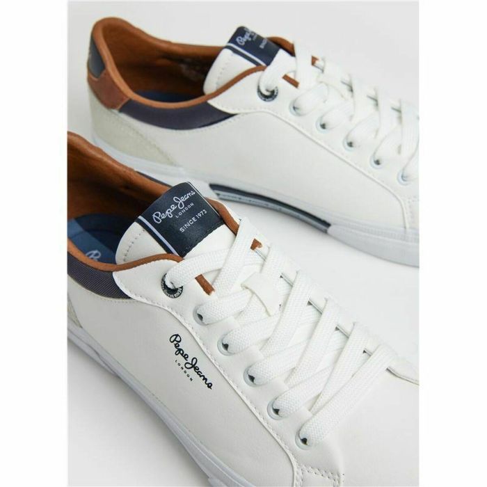 Zapatillas Deportivas Hombre Pepe Jeans Kenton Court Blanco 1