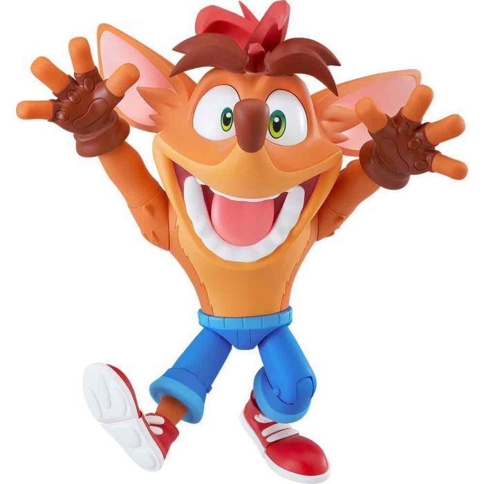 Good Smile Company Crash Bandicoot Figura Nendoroid 12 cm con Aku Aku y accesorios