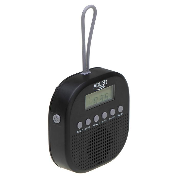 Radio fm resistente al agua ipx4 ad 1912, 9 x 9 x 2,5 cm Radio fm resistente al agua ipx4 ad 1912, 9 x 9 x 2,5 cm