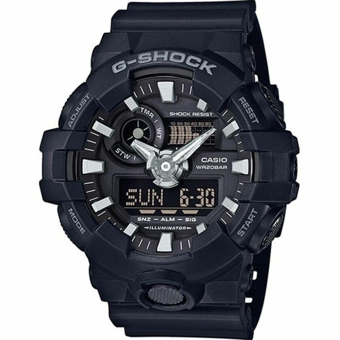 Reloj Hombre Casio G-Shock GA-700-1BER Negro (Ø 49 mm) (Ø 53 mm) Reloj Hombre Casio G-Shock GA-700-1BER Negro (Ø 49 mm) (Ø 53 mm)