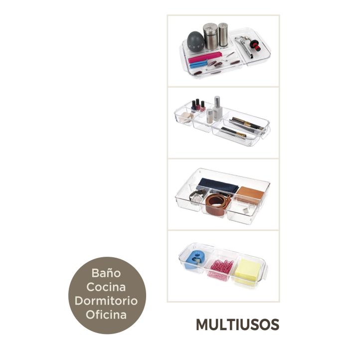 Confortime Bandeja Organizador Ps 45 cm x 18 cm x 4.7 cm (12 Unidades)