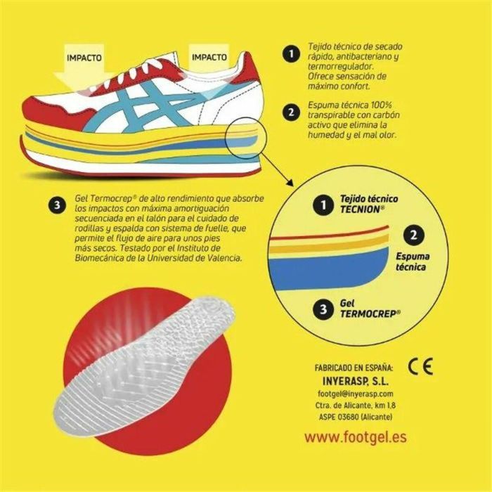 Plantillas FootGel 820038 35-38 Running 1 Plantillas FootGel 820038 35-38 Running 1