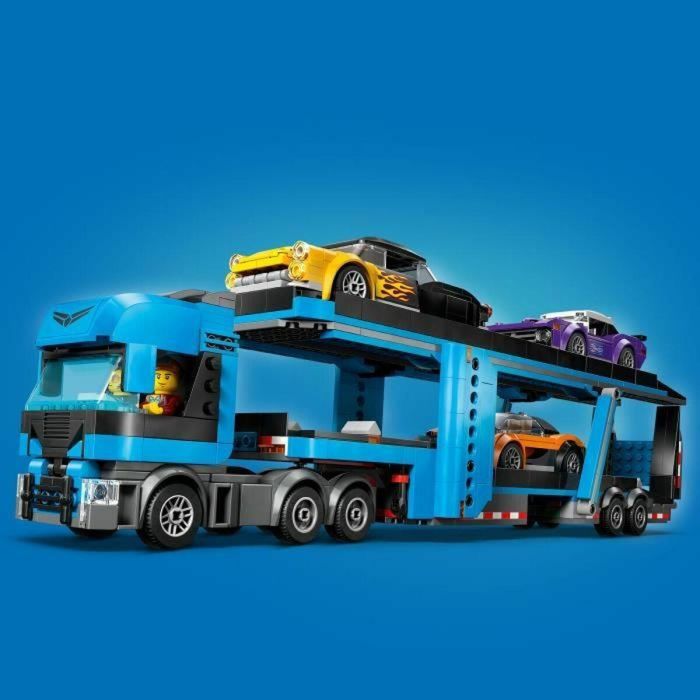 LEGO City 60408 Transporte de Coches Deportivos, 4 Vehículos para Niños 3