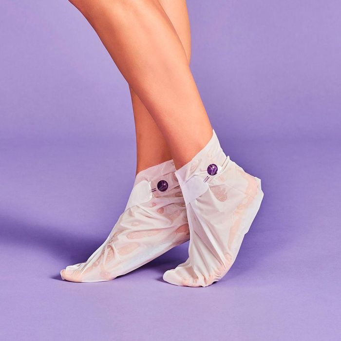 Iroha Nature Mascarilla Exfoliante para Pies con Lavanda en Forma de Calcetines Repair - Efecto Peeling y Renovación Celular para Pies Suaves y Lisos - 1 Unidad