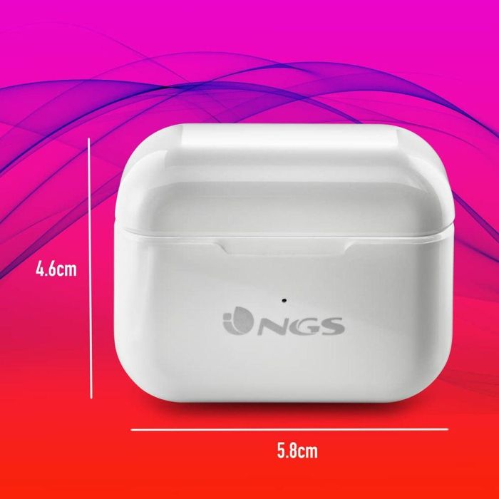 Auriculares Bluetooth NGS ARTICABLOOMWHITE Blanco Negro 21 Auriculares Bluetooth NGS ARTICABLOOMWHITE Blanco Negro 21