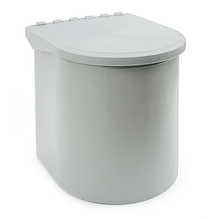 HERRAJES ALK Ring 1X10L. Cubo de Basura Automático de 10 Litros Color Gris con Tapa de Apertura por Sensor