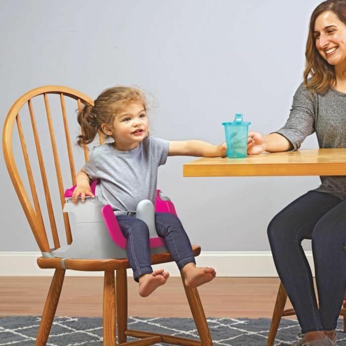 SUMMER INFANT Superasiento para bebé 4 en 1, actividades, bandeja extraíble, posicionador de asiento ajustable, rosa 1 SUMMER INFANT Superasiento para bebé 4 en 1, actividades, bandeja extraíble, posicionador de asiento ajustable, rosa 1