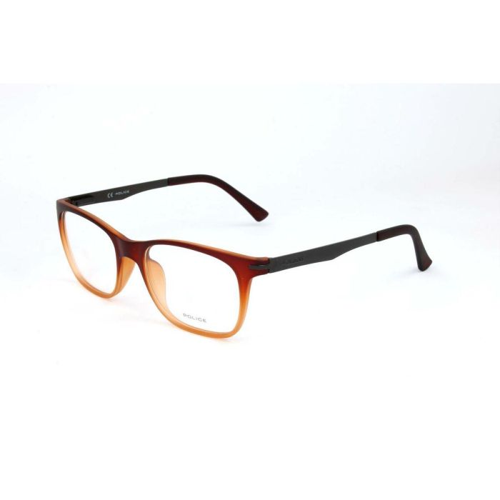 Montura de Gafas Hombre Police V1974-52N66M Marrón Ø 52 mm 2