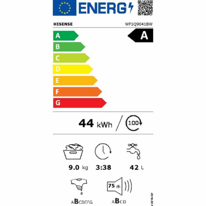 Lavadora Hisense WF1Q9041BW 59,5 cm 1400 rpm 9 kg 24