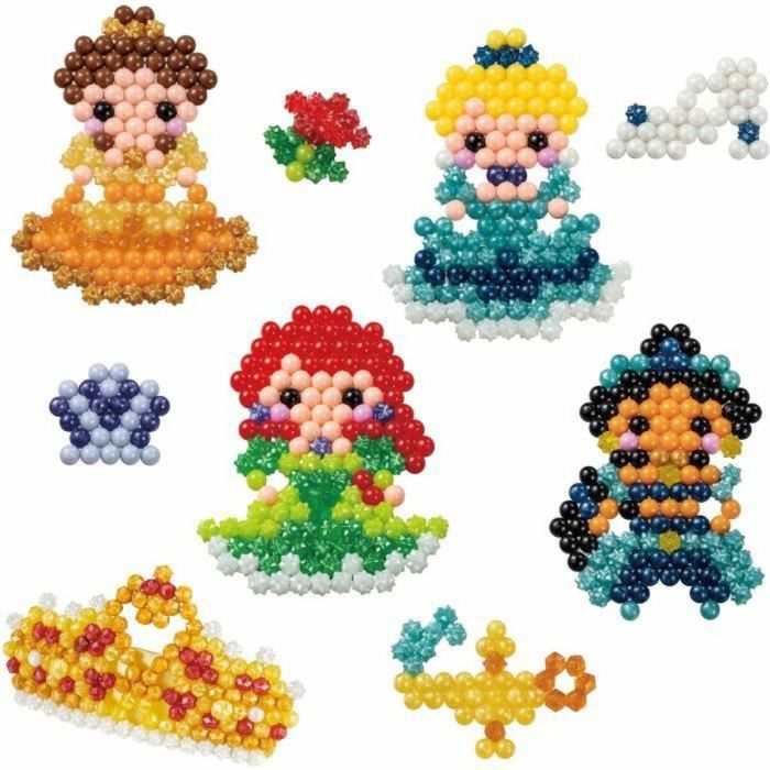 Aquabeads Mis Accesorios de Princesas de Disney Perlas que se adhieren con agua 1