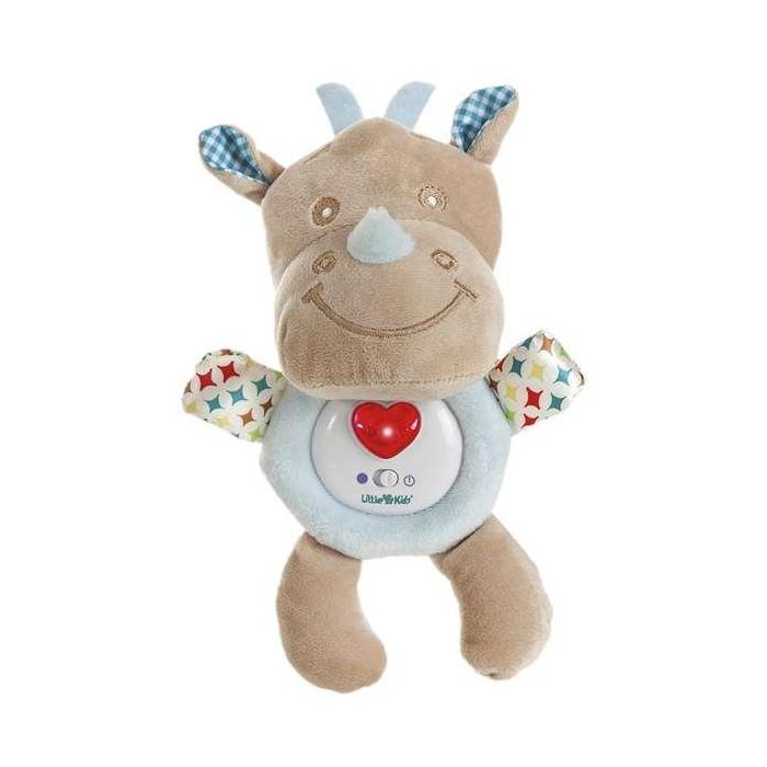 Rino y perro 24 cm corazon luz y musicas caja/pilas Rino y perro 24 cm corazon luz y musicas caja/pilas