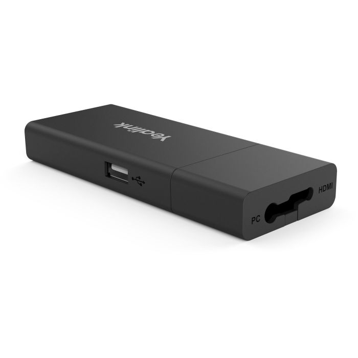 Yealink VCH51 Package Sharing Box Negro para Contenido en Reuniones de Video Conferencia, Conectividad RJ-45 y HDMI