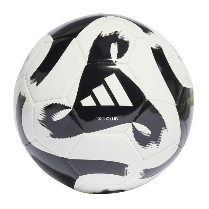 Balón de Fútbol Adidas TIRO CLUB HT2430  Blanco Sintético Talla 5 0 Balón de Fútbol Adidas TIRO CLUB HT2430  Blanco Sintético Talla 5 0