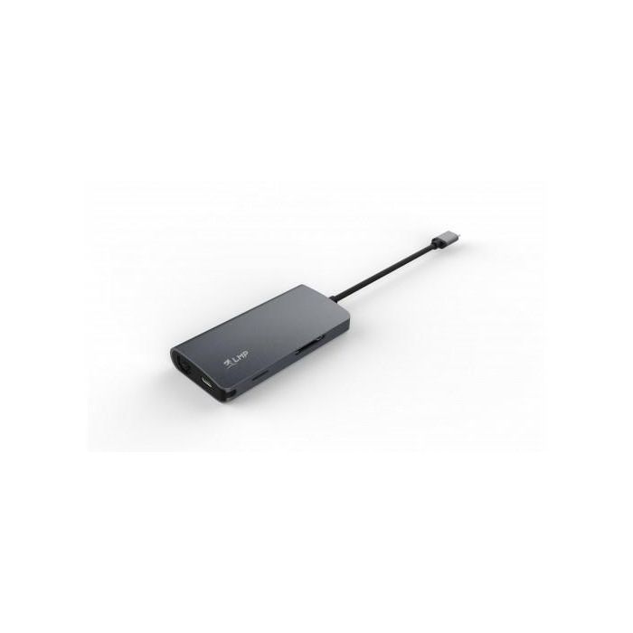 LMP mini Dock USB-C Space Gray con HDMI 4K, 3x USB 3.0, Ethernet Gigabit, Lector SD/microSD, USB-C Power Delivery para MacBook 0 LMP mini Dock USB-C Space Gray con HDMI 4K, 3x USB 3.0, Ethernet Gigabit, Lector SD/microSD, USB-C Power Delivery para MacBook 0