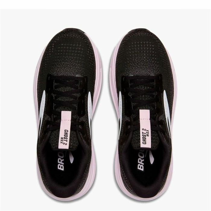 Zapatillas de Running para Adultos Brooks Ghost Max 2 Negro Rosa 1