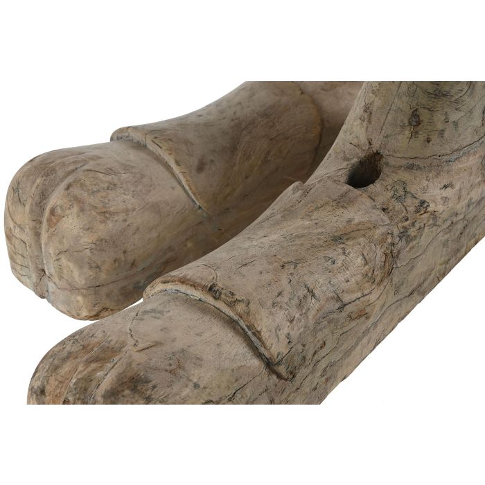 Escultura Item Home DKD Home Decor Natural Negro 15 x 45 x 70 cm 3