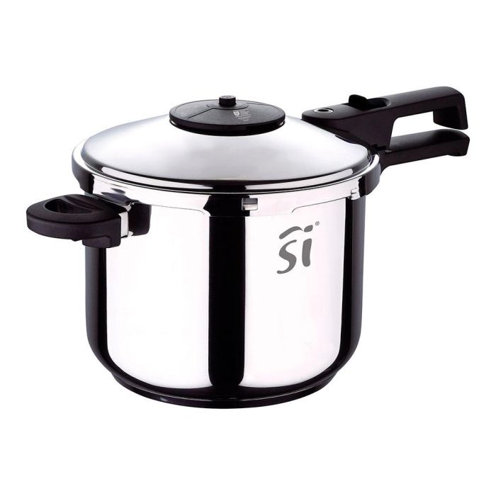 San Ignacio Olla a presión 6 l acero inoxidable creta Ø22cm, compatible con inducción, sg-1523 0 San Ignacio Olla a presión 6 l acero inoxidable creta Ø22cm, compatible con inducción, sg-1523 0