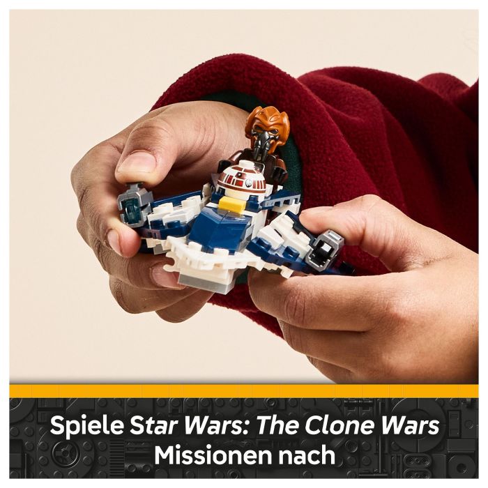 LEGO Star Wars Caza Estelar Jedi de Plo Koon 75400 Microfighter