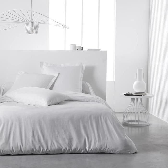 TODAY Funda de almohada Essential - 63 x 63+5 cm - 100% Algodón liso - Tiza 1 TODAY Funda de almohada Essential - 63 x 63+5 cm - 100% Algodón liso - Tiza 1