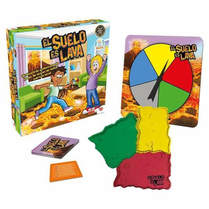 Bizak Juego El Suelo Es Lava - Juego de Mesa Infantil Edad 3+ años 1 Bizak Juego El Suelo Es Lava - Juego de Mesa Infantil Edad 3+ años 1