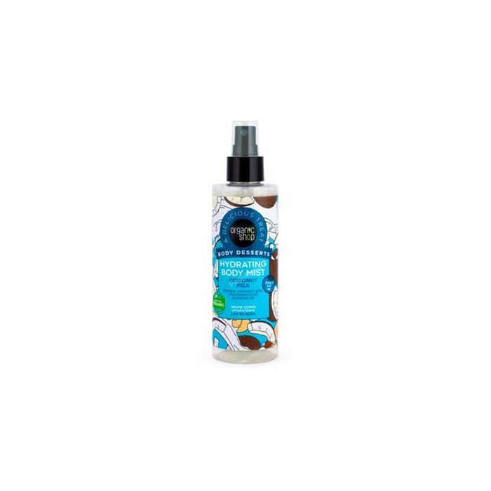 ORGANIC SHOP Mist Corporal Hidratante Leche de Coco 200 ml