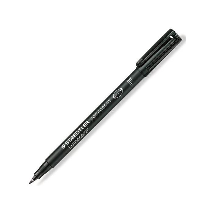 Staedtler Rotulador Permanente Lumocolor 318-9 F Negro
