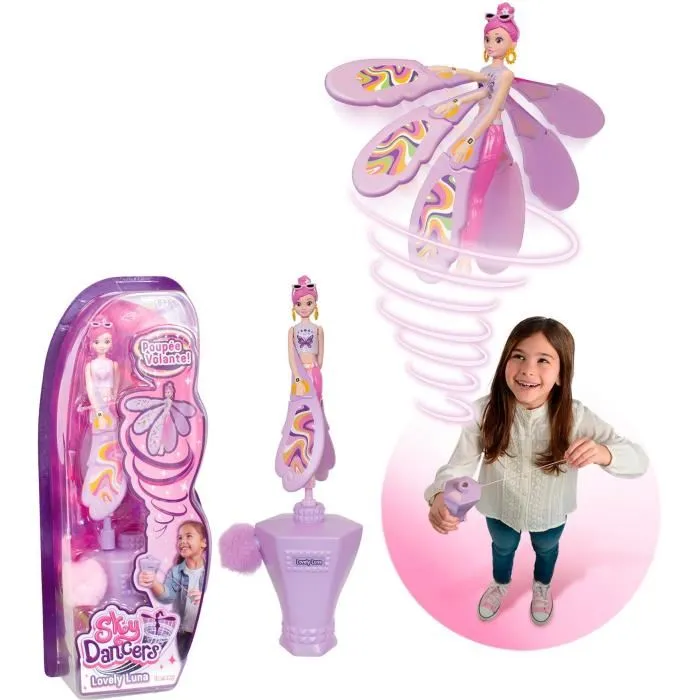 Lansay Muñeca Voladora Sky Dancers Lovely Luna LAN3181860300114 Edad 6 3