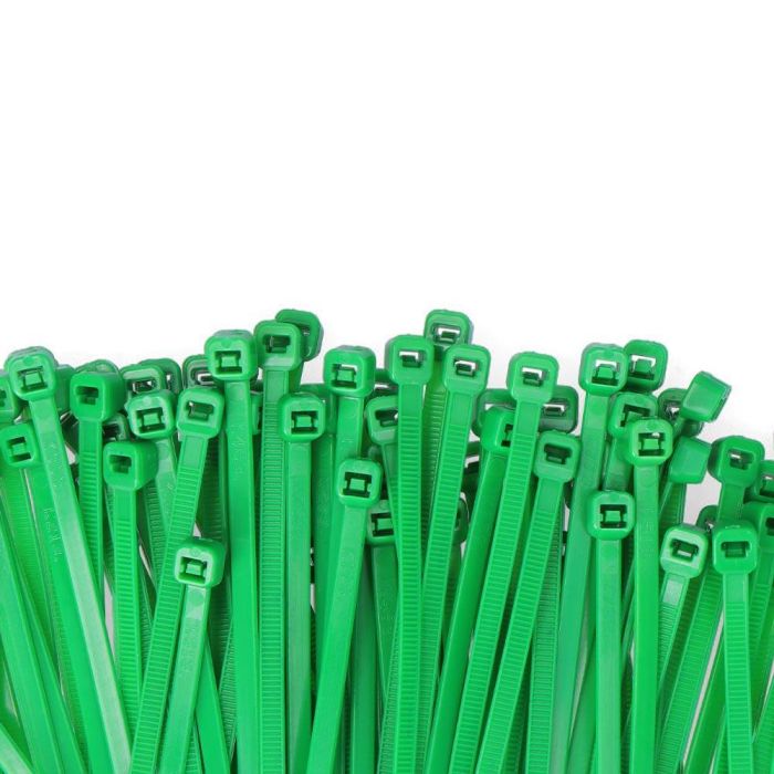 Edm Bridas de Nylon Verde 3,5 x 150 mm, Alta Calidad, Resistencia -40°C~85°C, Bolsa 100 Unidades 1 Edm Bridas de Nylon Verde 3,5 x 150 mm, Alta Calidad, Resistencia -40°C~85°C, Bolsa 100 Unidades 1