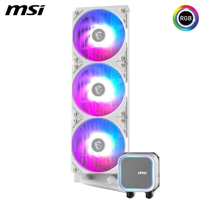 MSI MAG Coreliquid A13 360 WHITE Placa base, Procesador Sistema de refrigeración líquida todo en uno 12 cm Blanco 1 pieza(s) 2 MSI MAG Coreliquid A13 360 WHITE Placa base, Procesador Sistema de refrigeración líquida todo en uno 12 cm Blanco 1 pieza(s) 2
