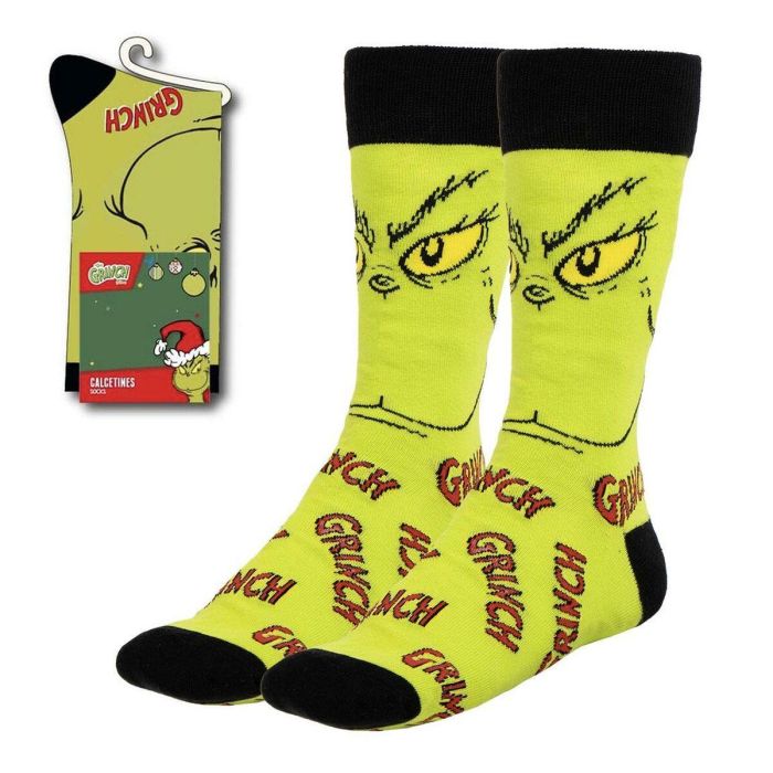 Cerdá T3845 Calcetines The Grinch para adulto, talla 38-45