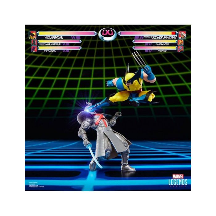 Hasbro Pack 2 Figuras Marvel Legends Gamerverse: Lobezno vs Silver Samurai 15 cm con 11 Accesorios Articuladas 2 Hasbro Pack 2 Figuras Marvel Legends Gamerverse: Lobezno vs Silver Samurai 15 cm con 11 Accesorios Articuladas 2