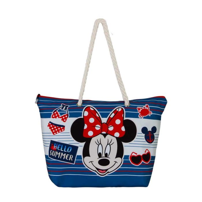 Bolsa de Playa Soleil Summer Disney Minnie Mouse Azul 1 Bolsa de Playa Soleil Summer Disney Minnie Mouse Azul 1