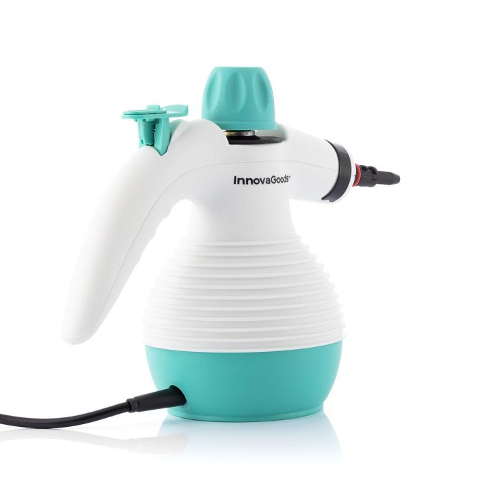 Vaporeta de Mano Multiusos con Accesorios 9 en 1 Steany InnovaGoods 0,35 L 3 Bar 1000W 4 Vaporeta de Mano Multiusos con Accesorios 9 en 1 Steany InnovaGoods 0,35 L 3 Bar 1000W 4