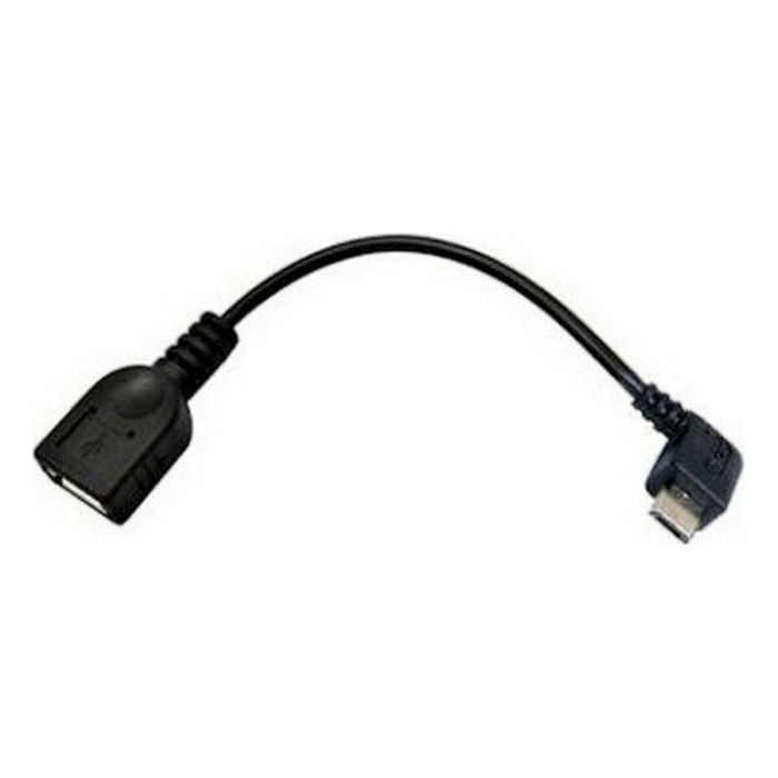 Cable USB 2.0 A a USB B NANOCABLE CABLE USB 2.0 OTG ACODADO, TIPO MICRO B/M-A/H, NEGRO, 15 CM 15 cm Negro Macho/Hembra 3