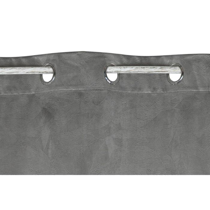 Cortina Urban DKD Home Decor Gris Claro 260 x 140 cm 4